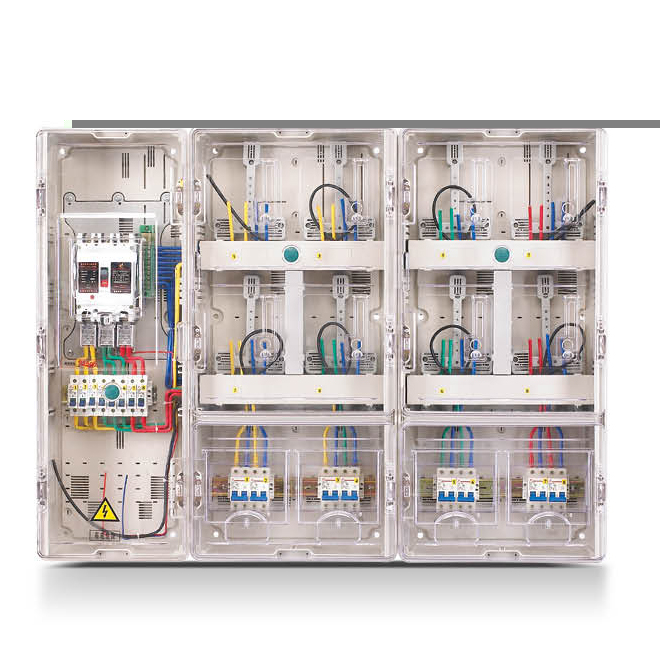 VOK-GL-K801A Single phase 8 meter position measuring box