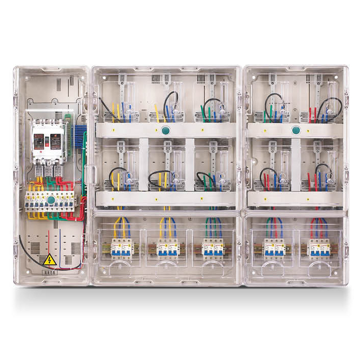 VOK-GL-K1001A Single phase 10 meter position meter box