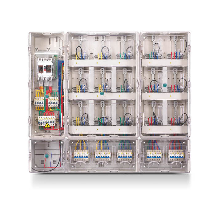 VOK-GL-K1501B Single phase 15 meter position meter box