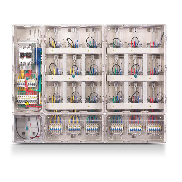 VOK-GL-K1801B Single phase 18 meter position meter box